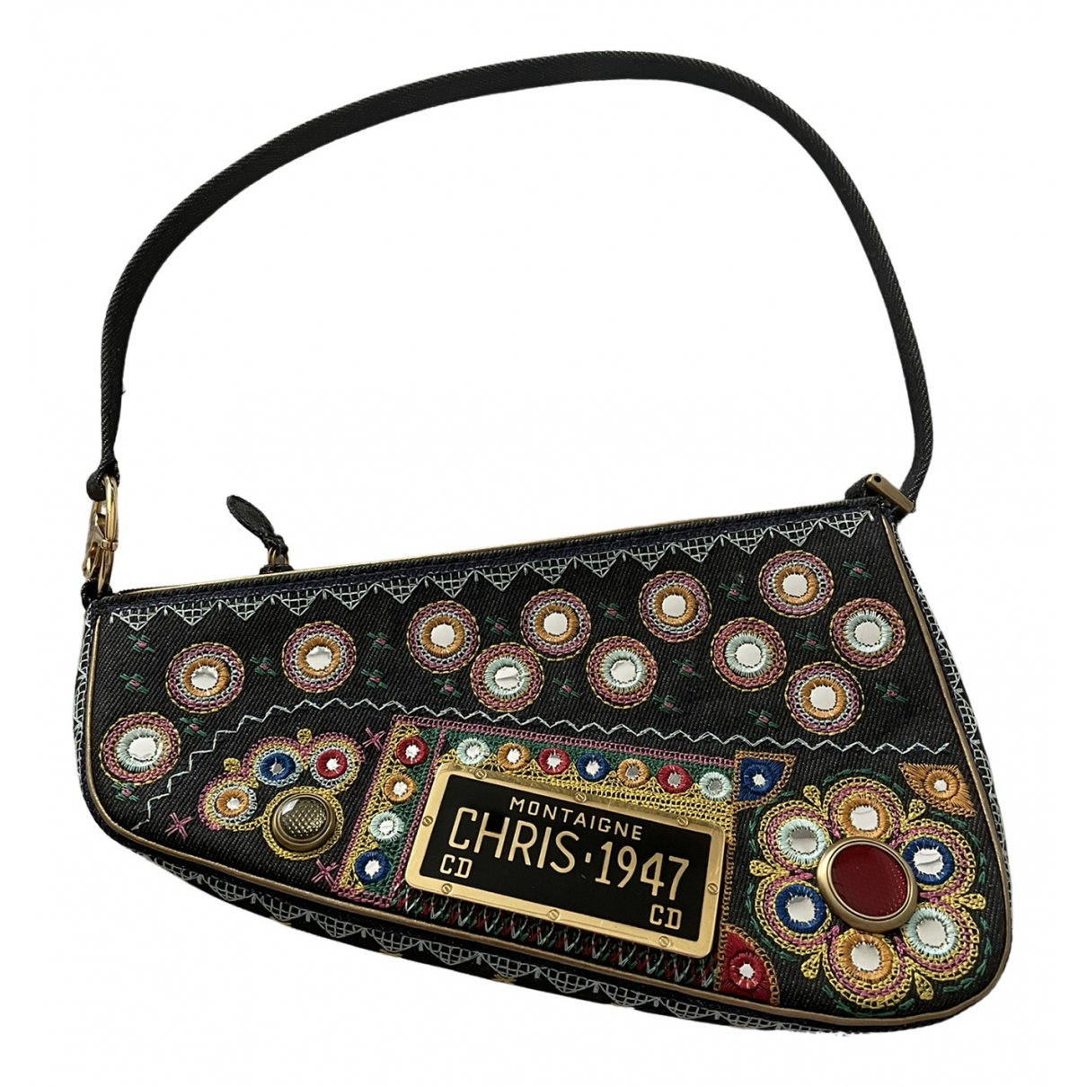 Handbag Dior Multicolour in Denim 